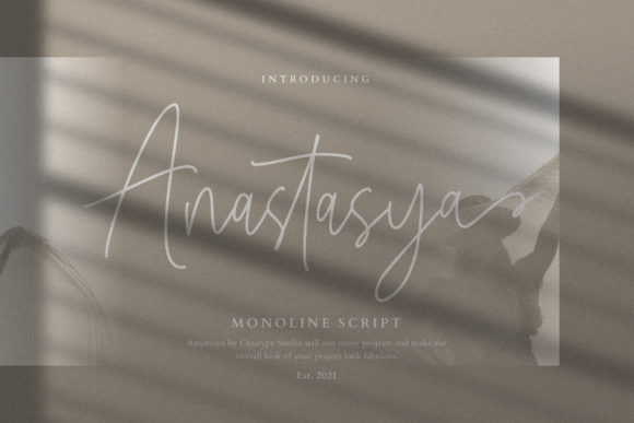 Anastasya Script: Elegant Typography for Editorial Design