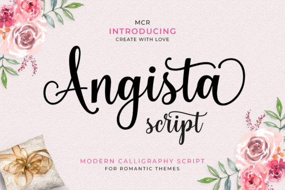 Angista Script: The Premium Typeface for Luxury Branding