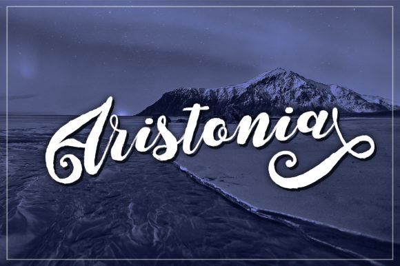 Aristonia: The Elegant Script Font for Makers