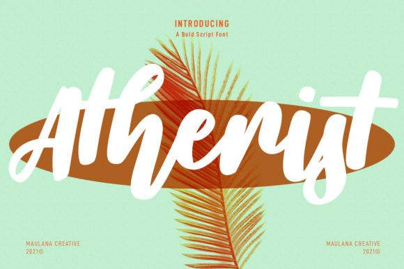 Atherist Script Font for Handmade Brands