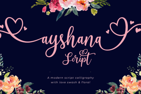 Ayshana Script: The Handwritten Font for Modern Branding