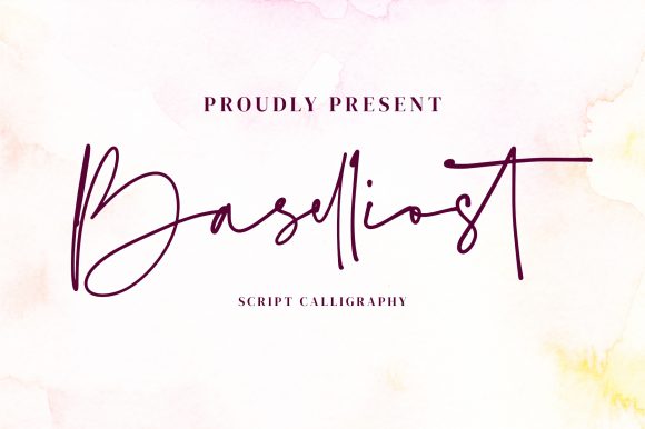 Baselliost Handwritten Script Font for Web Design