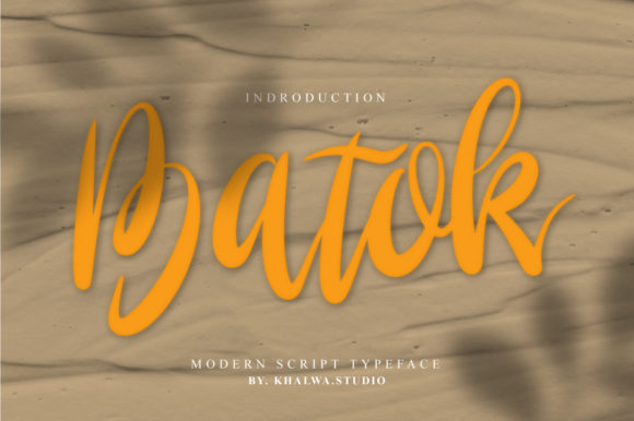 Batok Script Font Review for Makers