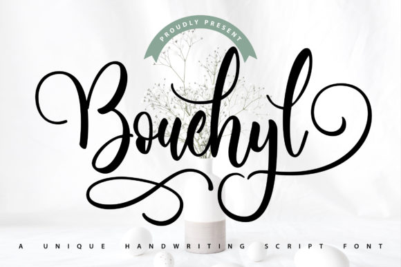 Bouchyl Unique Handwriting Script Font for Business Branding