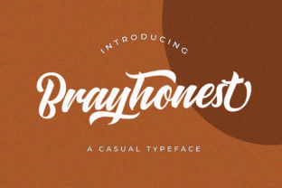 Brayhonest: A Nostalgic Script Font for Makers