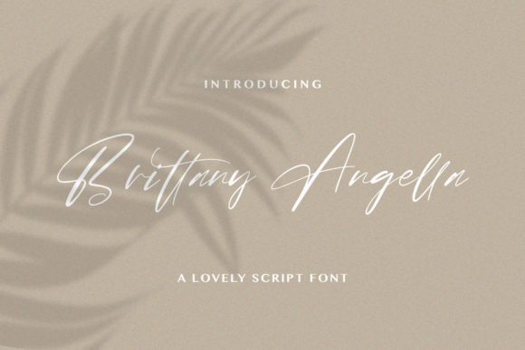 Brittany Angella Font for Elegant Branding