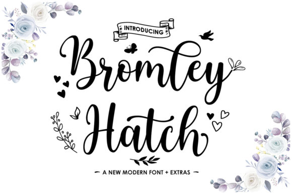 Bromley Hatch Script: A Sweet Handwritten Typeface for Makers