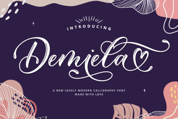 Demiela Script: A Romantic Typeface for Luxury Branding