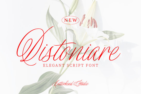 Distoniare Script: The Ultimate Handwritten Font for Elegant Branding