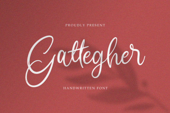 Gattegher: Elegant Script Handwritten Fonts for Makers