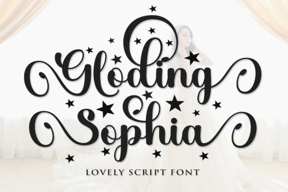 Gloding Sophia Script Typeface for Digital Campaigns