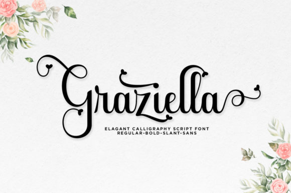 Graziella Script Font for Elegant Handmade Branding