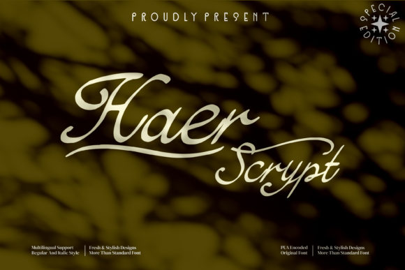 Haer Script Font for Polished Branding