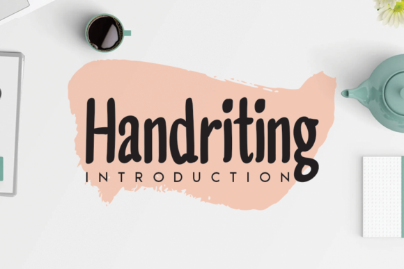 Handriting: A Friendly Script Font for Editorial Design