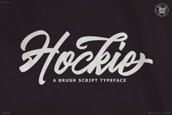 Hockie Script: A Bold Vintage Typeface for Makers