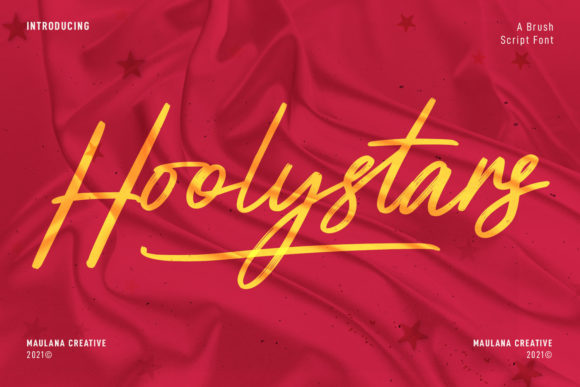 Hoolystars Script Font for Small Business Branding