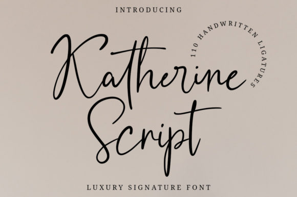 Katherine Script Font for Elegant Branding