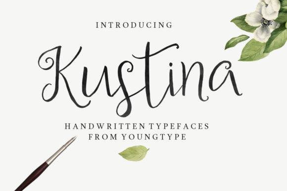 Kustina Script: Elevate Your Brand with Playful Typography
