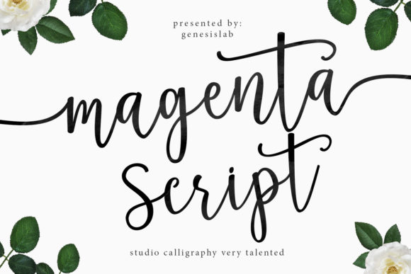 Magenta Script: Elegant Typography for Modern Design