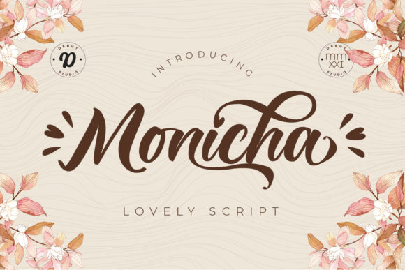 Monicha Script: A Chic Typeface for Campaigns