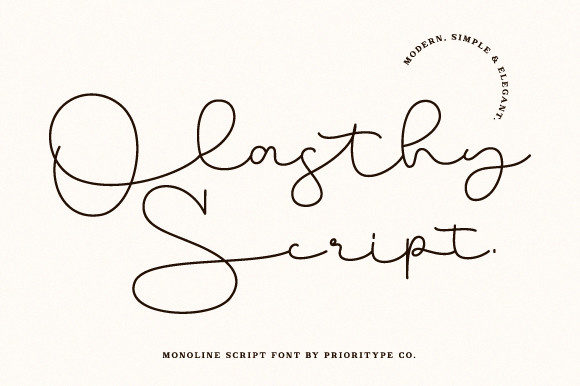 Olasthy Script: A Dainty Handwritten Typeface Review