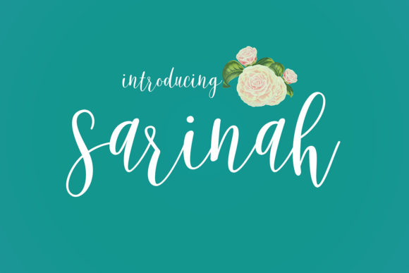 Sarinah Script: The Typeface for Trendy Visuals