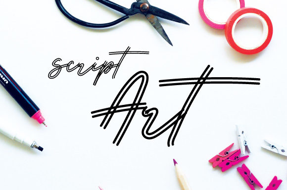 Script Art: A Modern Typeface for Digital Design