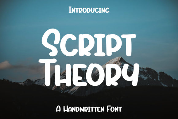 Script Theory Font for Modern Web Design