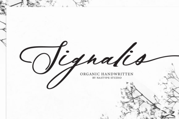 Signalis Script: A Modern Typeface for Editorial Design