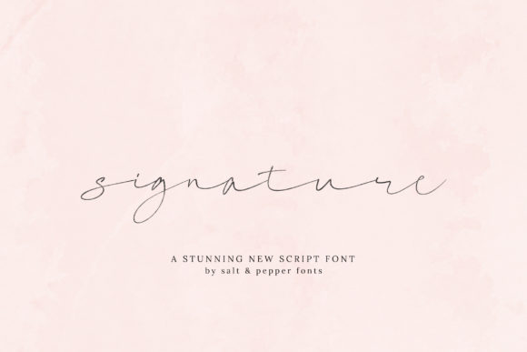 Signature Script Font for Elegant Web Design
