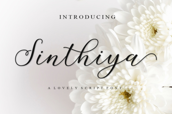 Sinthiya Script: A Modern Typeface for Web Design