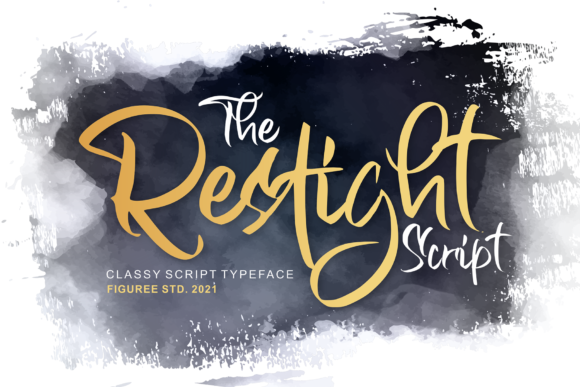 The Restight Script: A Brushed Typeface for Editorial Design