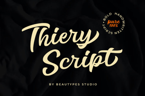 Thiery Script Font for Crafters