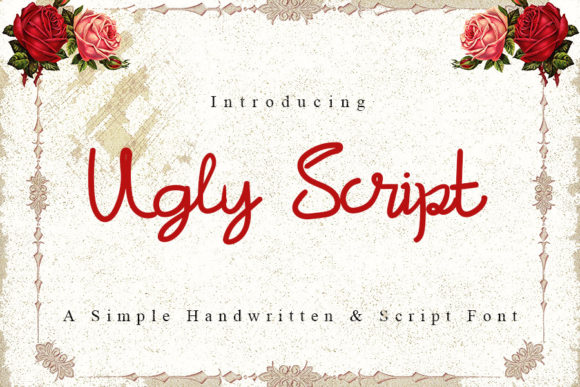 Ugly Script: Elegant Handwritten Typeface for Web Design