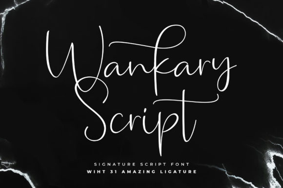 Wankary Script: A Handwritten Typeface for Editorial Design