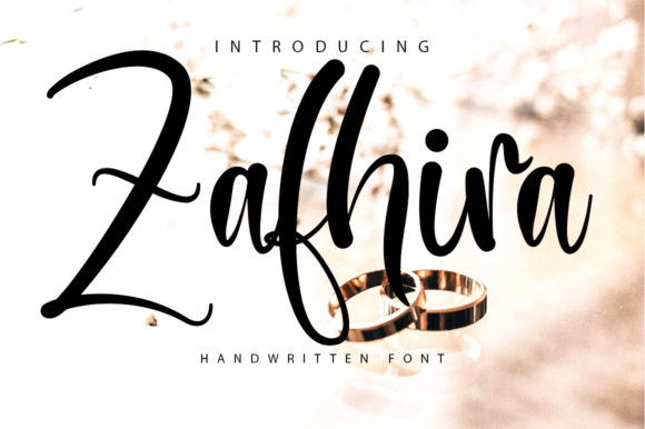 Zafhira Script: The Elegant Handwritten Font for Makers